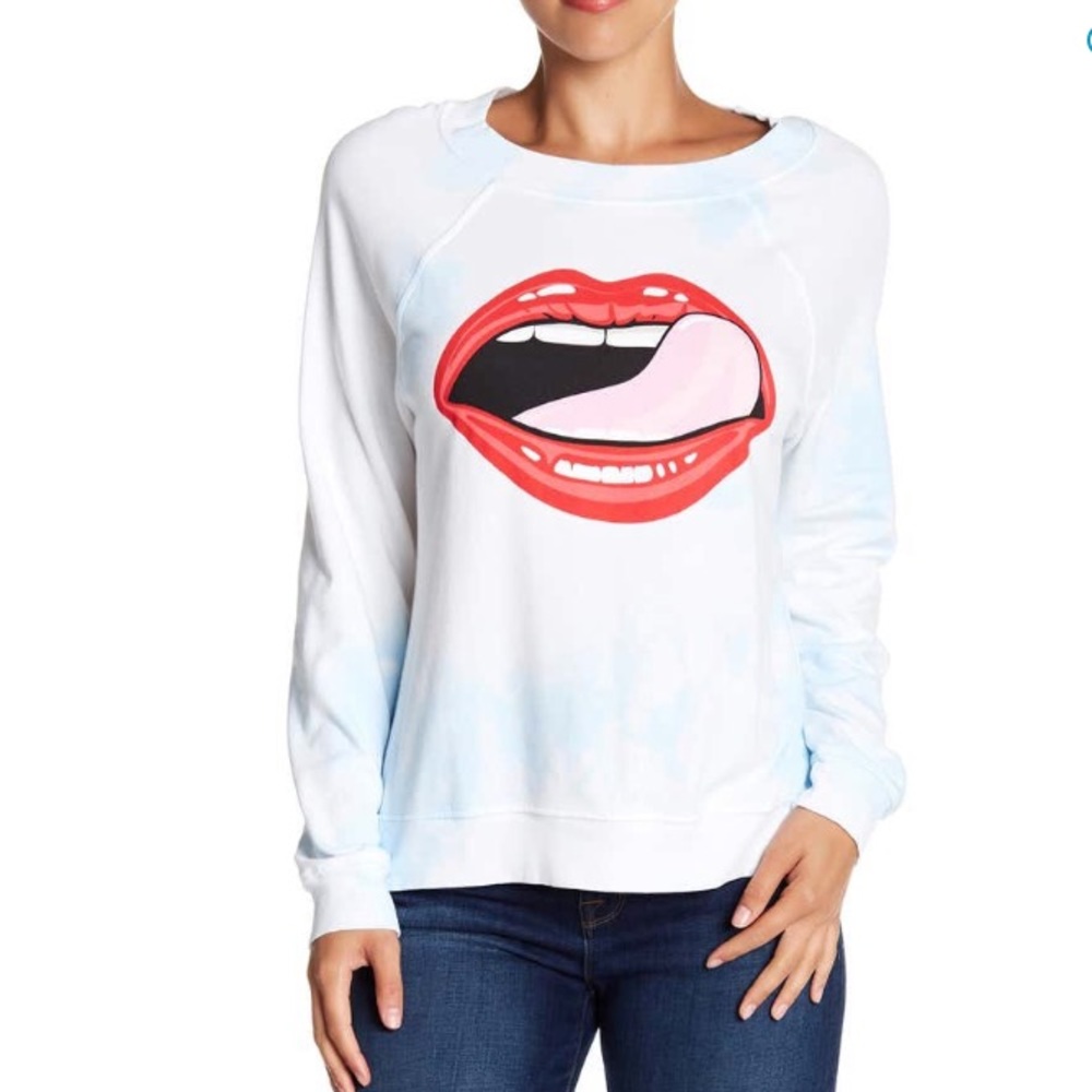 WILDFOX Femme Fatale Tie-Dye Sweatshirt